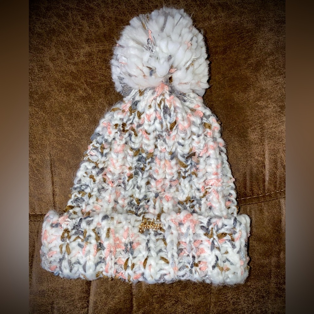 💝Juicy💘Couture Pom Pom Beanie Knit Valentines Day